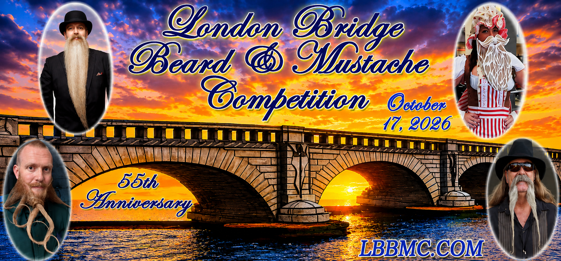 London Bridge Beards and Mustache Competition 55th Anniversary